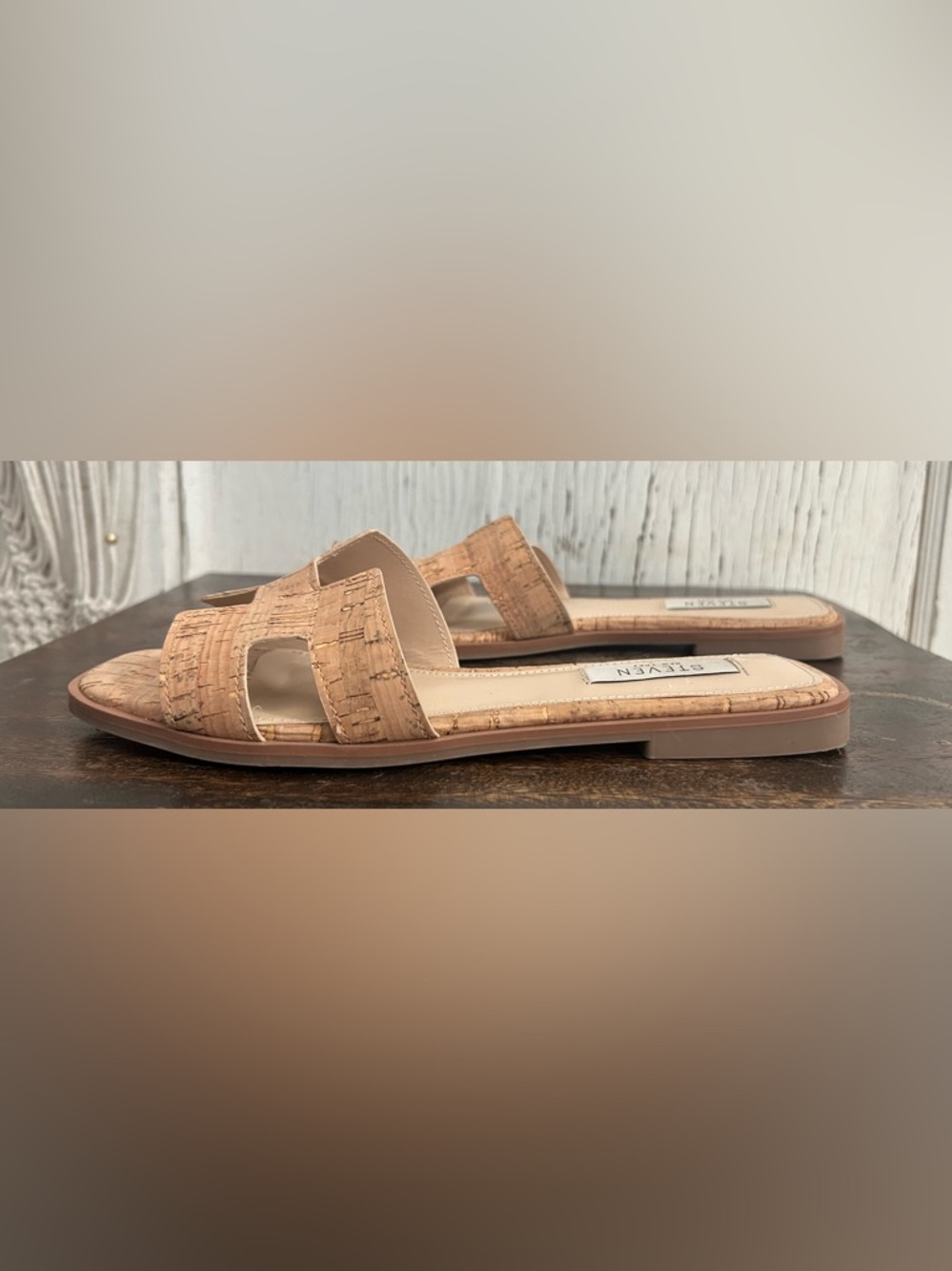 Steven New York Harlien Cork Slide Sandal - Picture 8 of 10